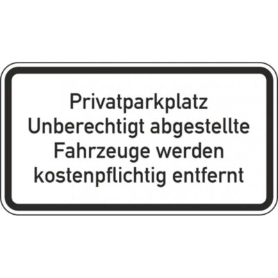 SCHILDER HIMMEL Parkplatz Schild Reserviert für Auto KFZ Kennzeichen mit  Wunschtext, wahlweise mit Einschlagpfosten, hier Größe 43 x 12 cm | 2mm