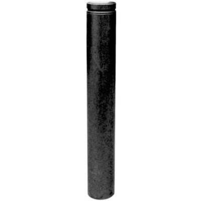 Stilpoller Serie 40155 aus Stahlrundrohr Ø 150 mm | Alu-Kopf mit Ziernut