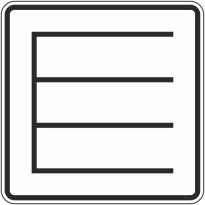 Verkehrszeichen 1053-38 Querparken als Sinnbild | gemäß StVO