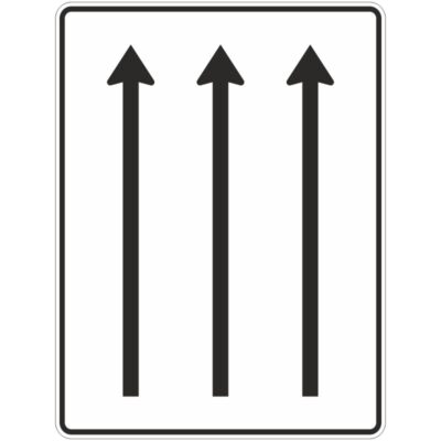 Verkehrszeichen 521-31 Fahrstreifentafel ohne Gegenverkehr | gemäß StVO