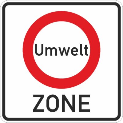Verkehrszeichen 270.1 Beginn einer Verkehrsverbotszone zur Verminderung schädlicher Luftverunreinigung in einer Zone | gemäß StVO