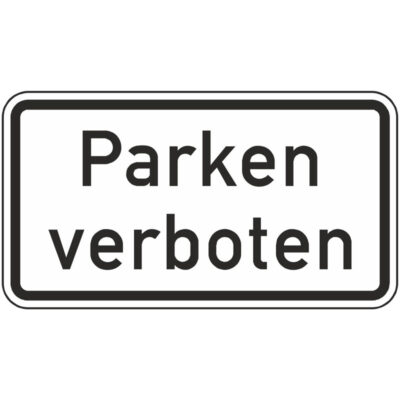 Hinweisschild Parken verboten