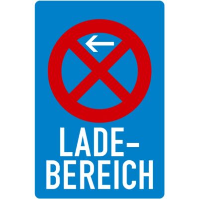 Verkehrszeichen 230-10 Ladebereich Anfang, Aufstellung rechts | gemäß StVO