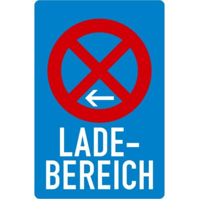 Verkehrszeichen 230-11 Ladebereich Ende, Aufstellung links | gemäß StVO