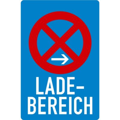 Verkehrszeichen 230-20 Ladebereich Ende, Aufstellung rechts | gemäß StVO