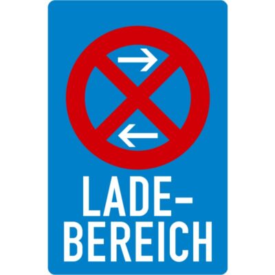 Verkehrszeichen 230-31 Ladebereich Mitte, Aufstellung links | gemäß StVO