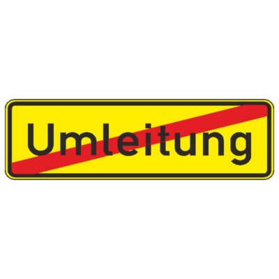 Verkehrszeichen 457.2 Ende der Umleitung | gemäß StVO