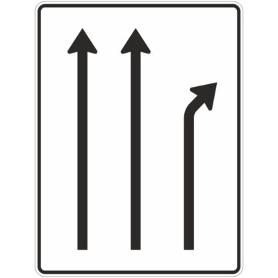 Verkehrszeichen 533-20 Trennungstafel | gemäß StVO