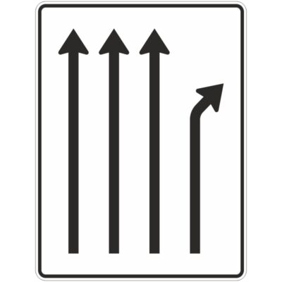 Verkehrszeichen 533-21 Trennungstafel | gemäß StVO