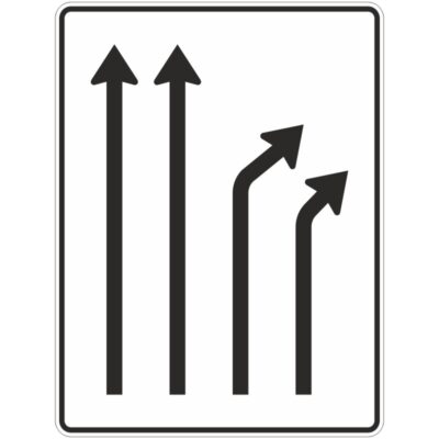 Verkehrszeichen 533-22 Trennungstafel | gemäß StVO